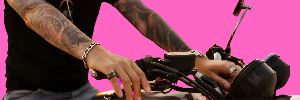 tattooed arms